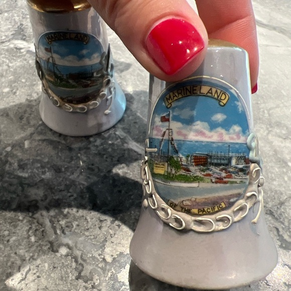 Dragonware Salt Pepper Shakers - Souvenir Marine Land Of The Pacific Japan Vtg - Picture 3 of 12